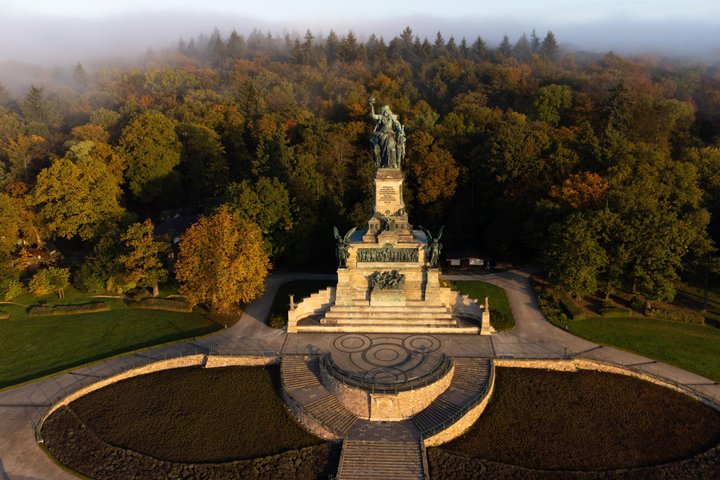 Luftaufnahme Niederwalddenkmal