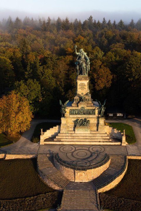 Luftaufnahme Niederwalddenkmal