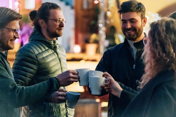 Glühwein im Hof